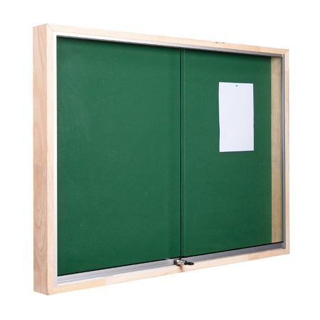 Classic Sliding Glass Notice Board